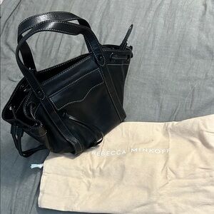 Rebecca Minkoff Black Mab Tote Crossbody Bag